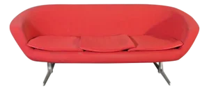 Mid 20th Century Vintage Settee in the Style of Overman