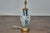 Asian Porcelain Vessel Table Lamp with Cobalt Brushwork and Gilded Base For Sale In Atlanta - Image 6 of 9
