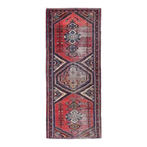 Late 19th Century Pasargad Stress Look Hand Knotted Serab Rug