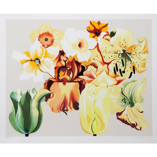 Island of Yellow Flowers by Lowell Blair Nesbitt, American (1933–1993) Date: 1981 Screenprint, signed and numbered in...