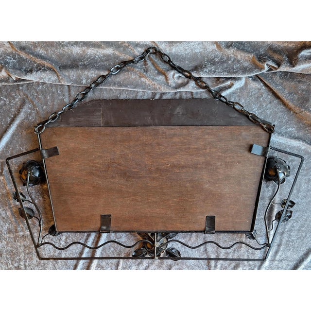 French Art Deco Wall Mirror, 1930s For Sale - Image 7 of 8