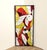 1980s Artistic Leaded Glass Windows with Sports Theme, 1980s, Set of 2 For Sale - Image 5 of 11