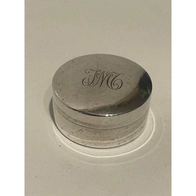 Vintage FIRENZE , G. Ciardetti Artist signed, 800 silver, pill box with initials