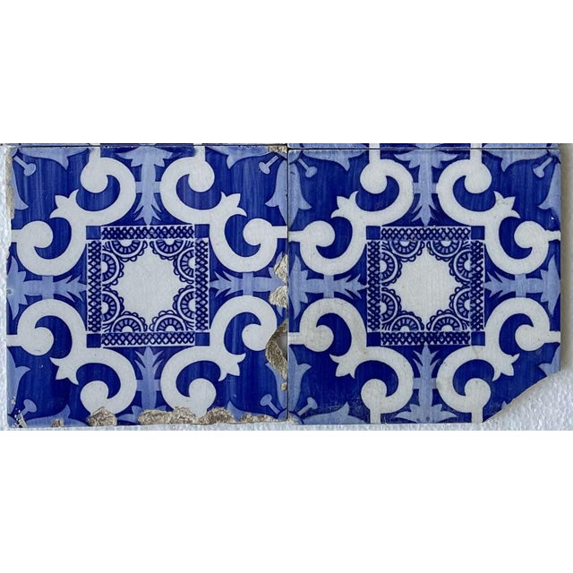Earthenware Tiles, 19th Century, Set of 4 For Sale - Image 5 of 8