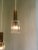 Beige Brass and Glass Cascading Ceiling Lamp, 1960s For Sale - Image 8 of 18