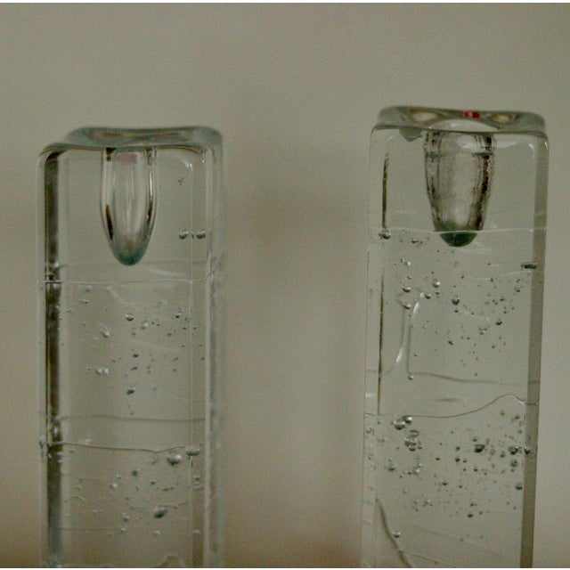 Arkipelago Candlesticks in Glass from Ittala, Finland, Set of 2 For Sale - Image 6 of 11