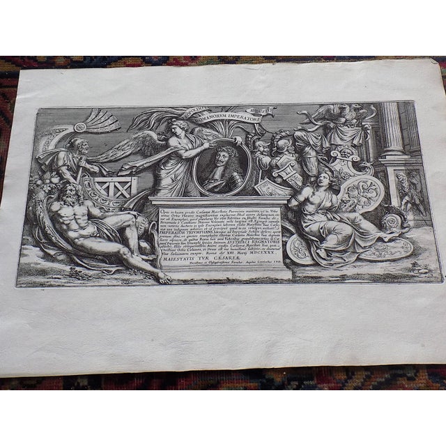 Authentic Antique 17th C. Large Folio Size Roman Triumphal Bas Relief Copperplate Engravings - Set of 9 For Sale In Cincinnati - Image 6 of 14