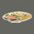 Traditional Vintage Hand Painted Floral Made in Japan Serving Platter For Sale - Image 3 of 8