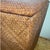 2000 - 2009 Handwoven Rattan Storage Ottoman With Lid, Shoe Storage Bench for Entryway For Sale - Image 5 of 11