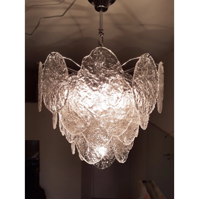 Impressive Italian Murano Glass Sputnik Chandelier "Nuvoletta" Italian Murano Glass Sputnik "Nuvoletta" in Kromo metal...