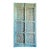 Rustic Blue Antique Carved Wood Double Doors With Brass Studs – Farmhouse Decorative Doors 91 For Sale
