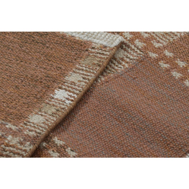 Textile Rug & Kilim’s Extra Long Scandinavian Style Runner Rug With Geometric Patterns For Sale - Image 7 of 7