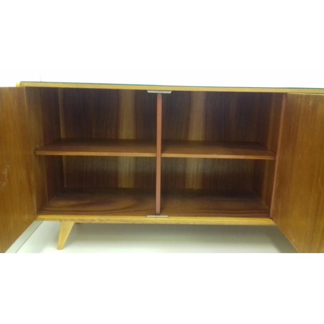Glass Vintage Sideboard by Jiří Jiroutek, 1960s For Sale - Image 7 of 11