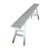 Reclaimed bleached teak wood bench. This solid bench can also be used as a shelf. Also available charred or natural teak...