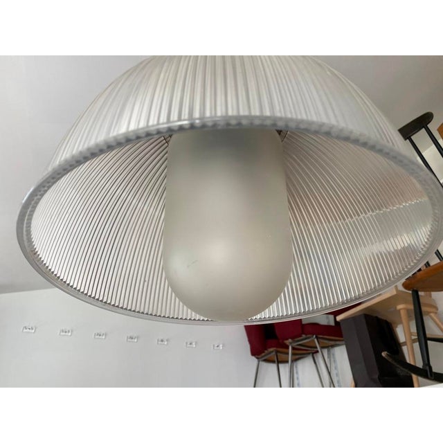 Metal Industrial Pendant Light in Aluminum, 1970s For Sale - Image 7 of 17