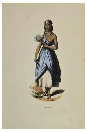 Auguste Wahlen, Bournouaise, Lithograph, 1844