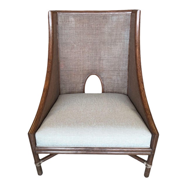 Barbara Barry for McGuire Lounge Chair For Sale