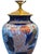 Mid 20th Century Mid 20th Century Imari Style Hand Painted Porcelain Lamp on Base With Shade For Sale - Image 5 of 12