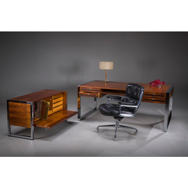 Mid-Century Executive Desk and Sideboard Set by Kondor, 1960s, Set of 2 For Sale - Image 15 of 18