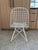 Vintage White Metal Chairs - Set of 8 For Sale - Image 4 of 7