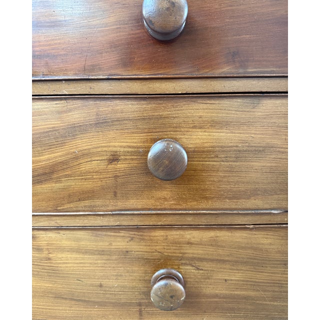 Large English Victorian Mahogany Chest of Drawers For Sale - Image 14 of 18