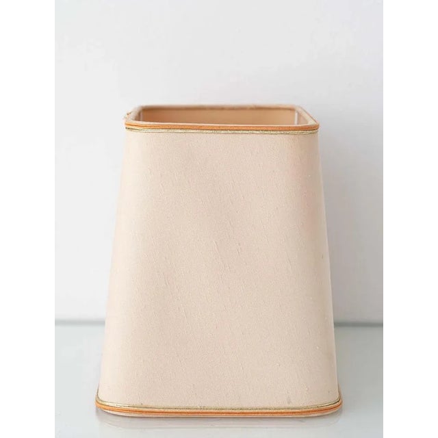 Mid-Century Italian Travertine and Brass Table Lamp attributed to Philippe Barbier, 1970s For Sale - Image 14 of 18