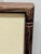Vintage Japanese Owl Wood Block Print in Faux Bamboo Wood Frame For Sale - Image 10 of 16
