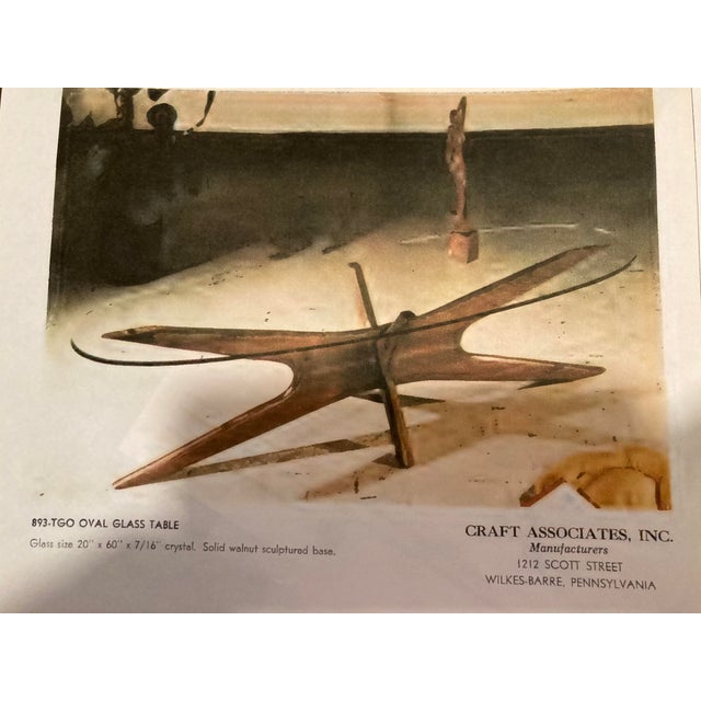 Adrian Pearsall for Craft Associates Midcentury Jacks Coffee Table For Sale - Image 6 of 6