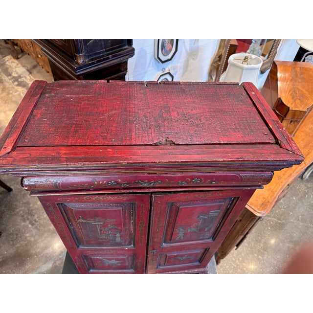 Chinoiserie Late 18th Century George III Chinoiserie Cabinet For Sale - Image 3 of 5