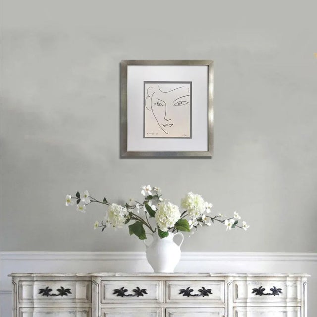 Original limited edition stone lithograph by Henri Matisse, printed in 1952 by the legendary Paris atelier Mourlot, one of...