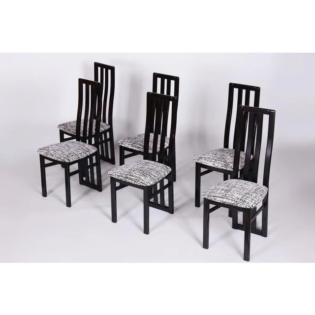 Mid-Century Dining Chairs in Beech from Thon, 1970s, Set of 6 For Sale - Image 6 of 9