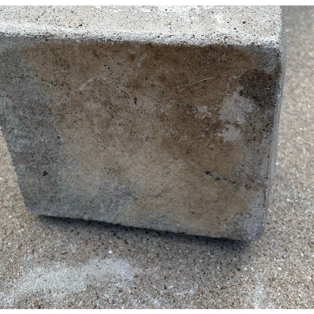 Vintage Aged Concrete Angels - A Pair For Sale - Image 9 of 9