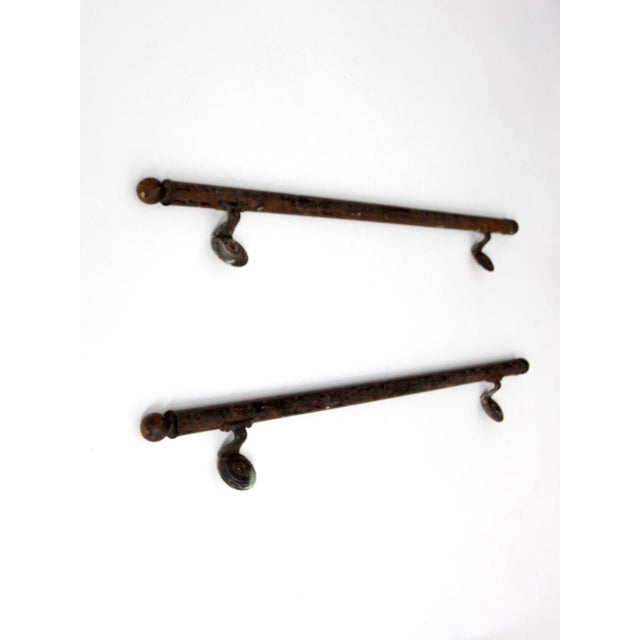 Antique Early 20th Century Iron Architectural Handrails For Sale - Image 4 of 18