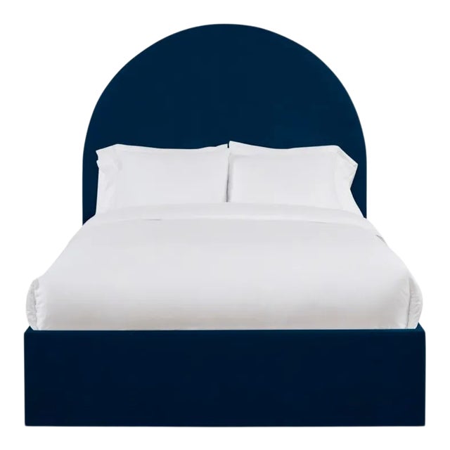 This listing is for the headboard only, and does not include the bedframe with the purchase. From Chairish's line of...