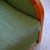 Wood Art Deco Green Armchair For Sale - Image 7 of 18