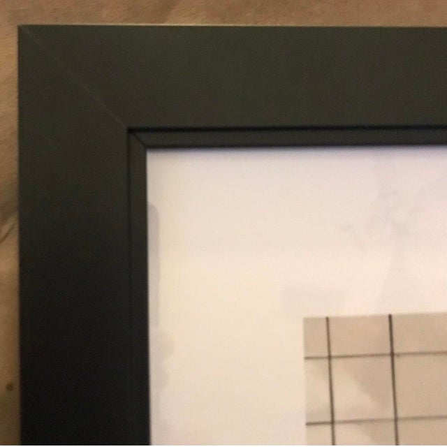 Limited Edition Framed 16 X 16 Wall Art Titled Building II by Artist B. Leeds For Sale - Image 4 of 4