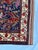 Afghan Peacock Area Rug, Hand-Knotted Wool, Floral, 4x6, Indigo & Magenta For Sale - Image 4 of 13