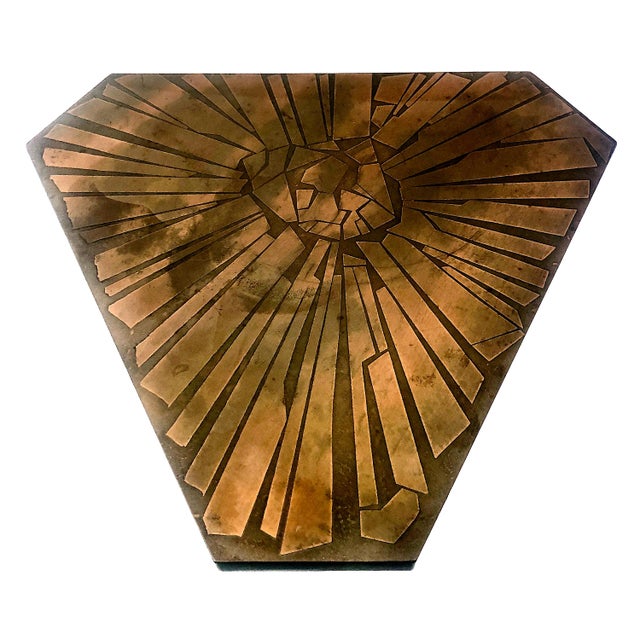 This side table is an authentic vintage mid-century brutalist piece designed by G. Urso and manufactured in Italy. It...