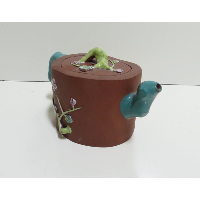 Chinese Antique Chinese Yixing Zisha Clay Teapot For Sale - Image 3 of 10