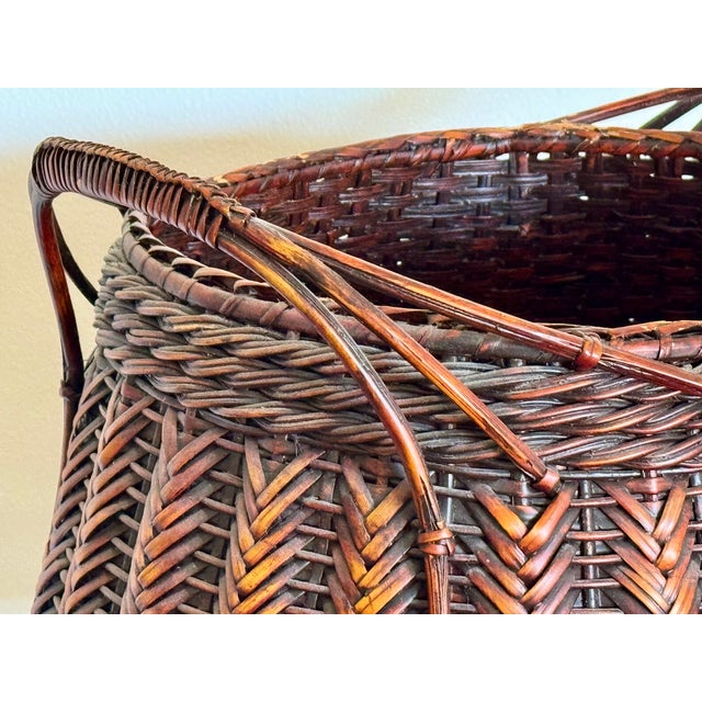 20th Century Japanese Ikebana Basket For Sale - Image 4 of 10