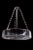 Contemporary Pierre Med Chandelier in Silver Finish For Sale - Image 3 of 3