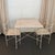 Mid-Century Modern Mid 20th Century Hollywood Regency Braided Wrought Iron and Mesh Patio Dining Set, 2 Pieces For Sale - Image 3 of 7