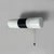 Mid-Century Modern Mid-Century Modern Italian Wall Lamp in Opaline Glass and Black Bakelite, 1950s For Sale - Image 3 of 13