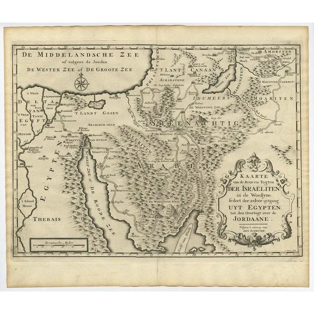 Scarce Middle East and Arabia Map, 1725 For Sale - Image 3 of 5
