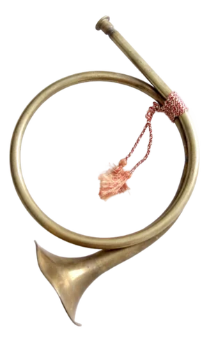 Vintage Brass Decorative Bugle Horn