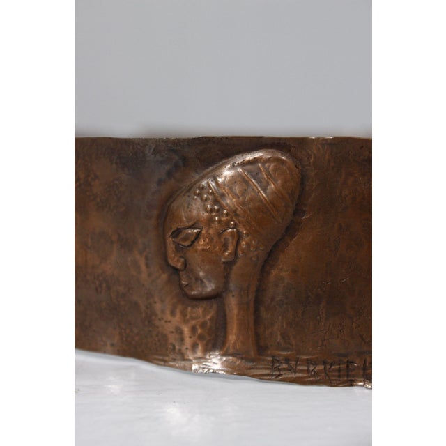 Hammered Repoussé Copper Belt Model by Lorenzo Burchiellaro, 1950s For Sale - Image 4 of 12