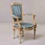 Late 18th Century Late 18th Century European Neoclassical Painted & Parcel-Gilt Armchair For Sale - Image 5 of 12
