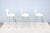 2010s Danish Mid-Century Modern Arne Jacobsen Style Series 7 White Bar Stools Set of 3 For Sale - Image 5 of 12