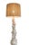 A large and very heavy coastal floor lamp with custom shade. The lamp features an amazing array of sealife, clamshells,...