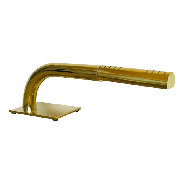 70’s Jim Bindman for Rainbow Brass Desk Lamp For Sale